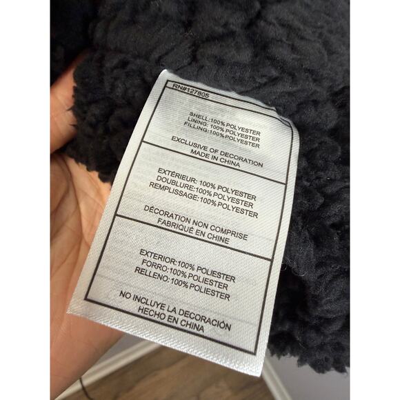 NWOT Reebok Mens Wind Water Resistant Insulated Puffer Jackets Black Sz XL - Picture 14 of 16